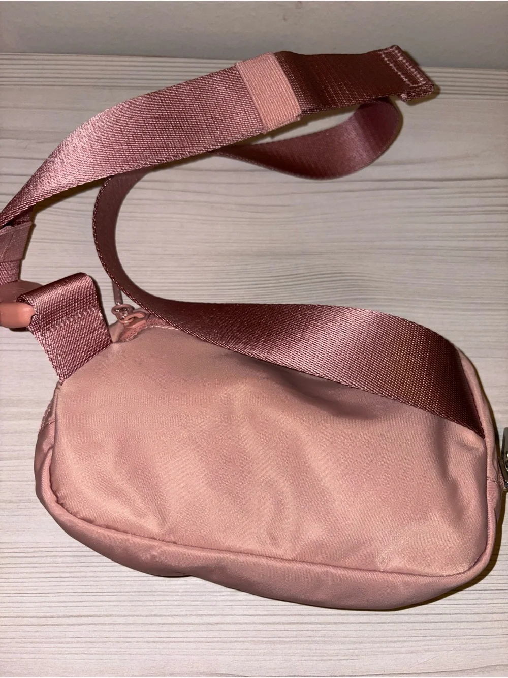 Lululemon pink crossbody bag in good condition